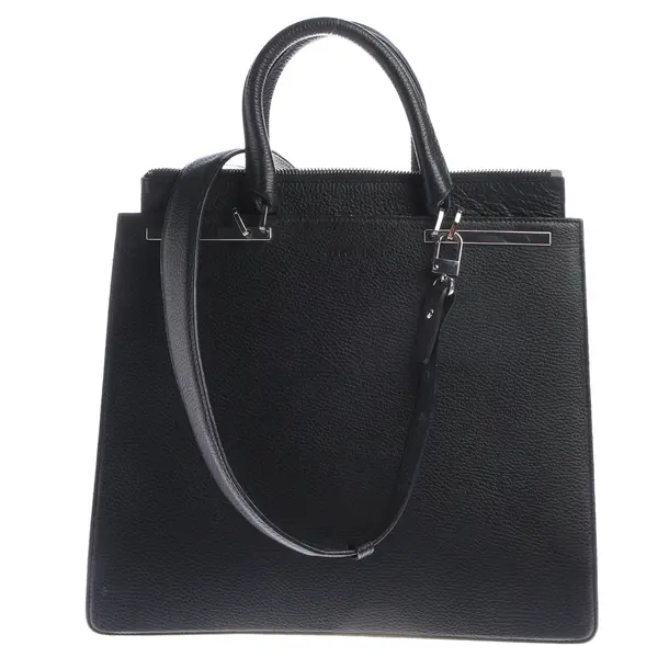 Handtasche in Schwarz, Leder, Maison Hēroïne
