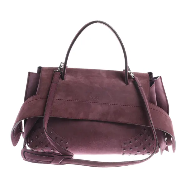 Shoulder Bag in Purple, Leather, Tod´s