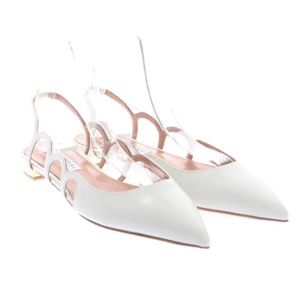 Slingbacks, in White, Aquazzura