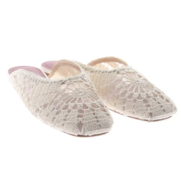 Mules, in White, Magda Butrym