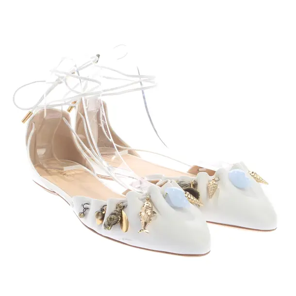 Flats, in White, Chloé
