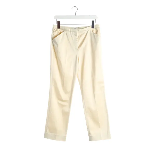 Pants, in Cream, Cotton, Totême