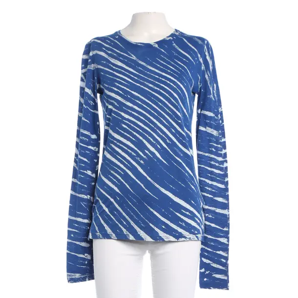 Long Sleeve Shirt, in Blue, Cotton, Proenza Schouler