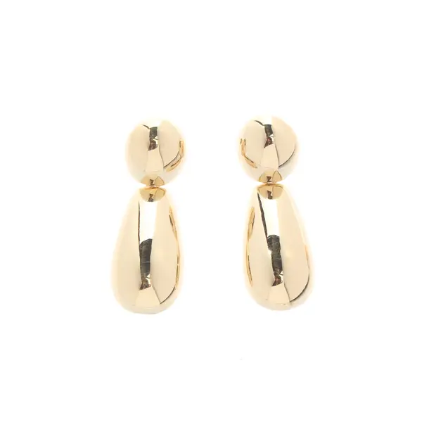 Ohrringe, in Gold, Metall (metallisch, metallisiert), Magda Butrym