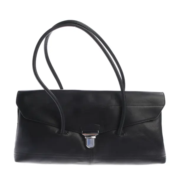 Handtasche, in Schwarz, Leder, Lemaire