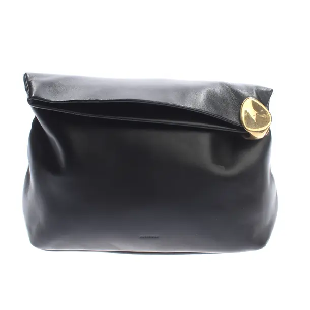 Pochette, in Nero, Pelle, Jil Sander