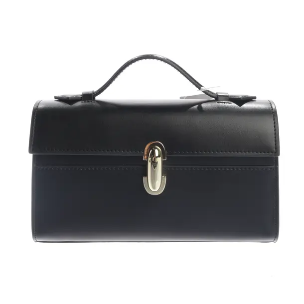 Handbag, in Black, Leather, Savette