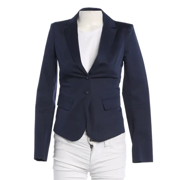 Blazer, in Navy, Cotton, Patrizia Pepe