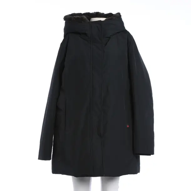 Winter Coat, in Dark Gray, Cotton, Woolrich
