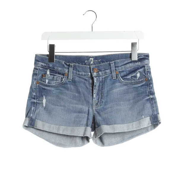 Shorts, in Blue, Cotton, 7 for all mankind