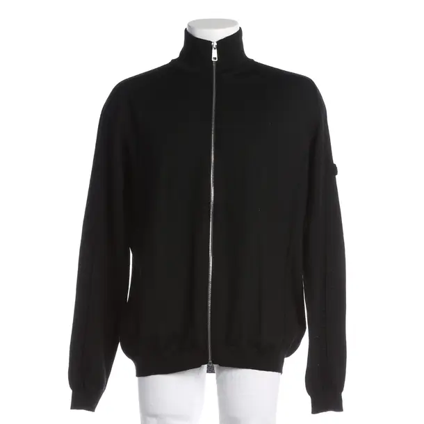 Cardigan, in Black, Wool, Prada