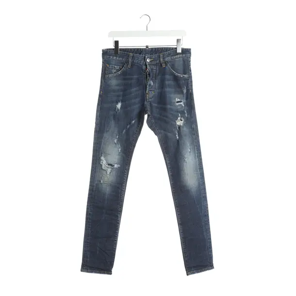 Jeans Straight Fit, in Navy, Baumwolle, Dsquared