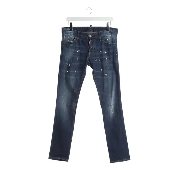 Jeans Straight Fit, in Blau, Baumwolle, Dsquared