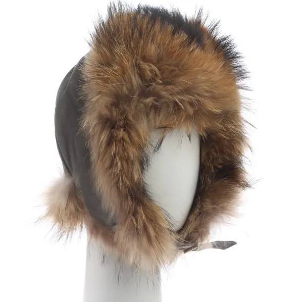 Beanie, in Gray, Cotton, Yves Salomon