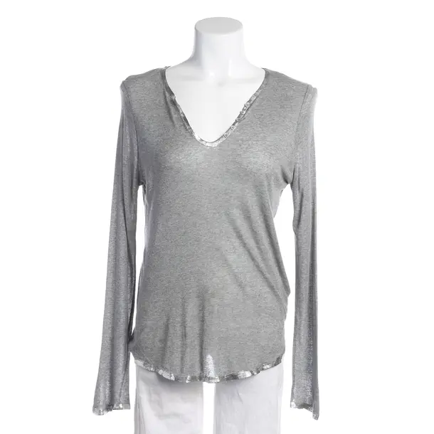 Long Sleeve Shirt, in Light Gray, Modal, Zadig & Voltaire