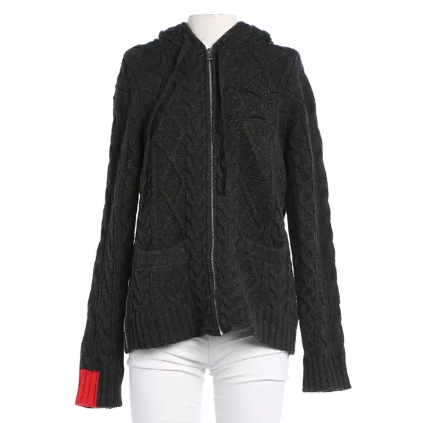 Cardigan, in Dark Gray, Wool, Zadig & Voltaire