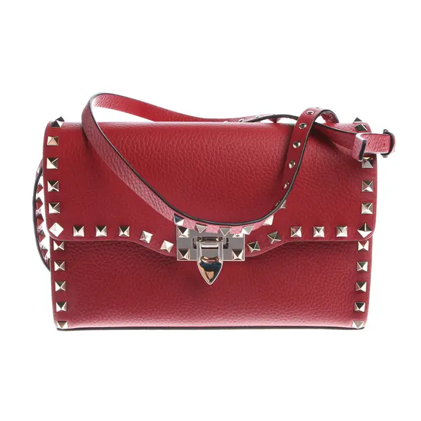 Cross Body Bag, in Red, Leather, Valentino