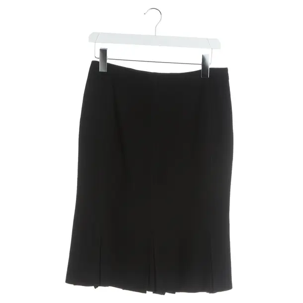 Rock, in Schwarz, Wolle, Valentino