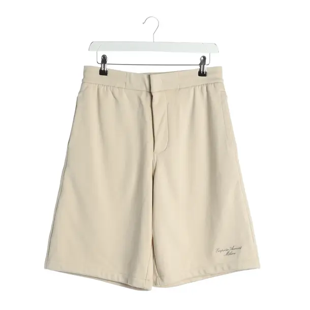 Shorts, in Cream, Cotton, Emporio Armani