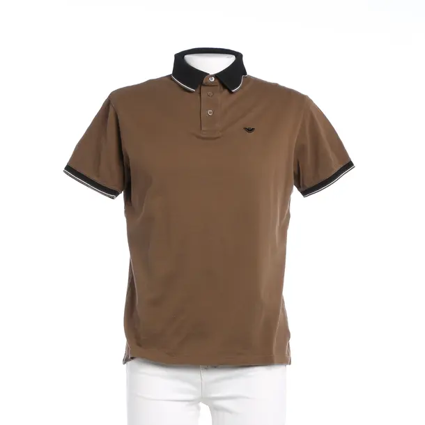 Polo, in Marrone, Cotone, Emporio Armani