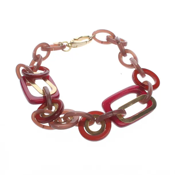 Necklace, in Brown, Other Fibers, Coccinelle