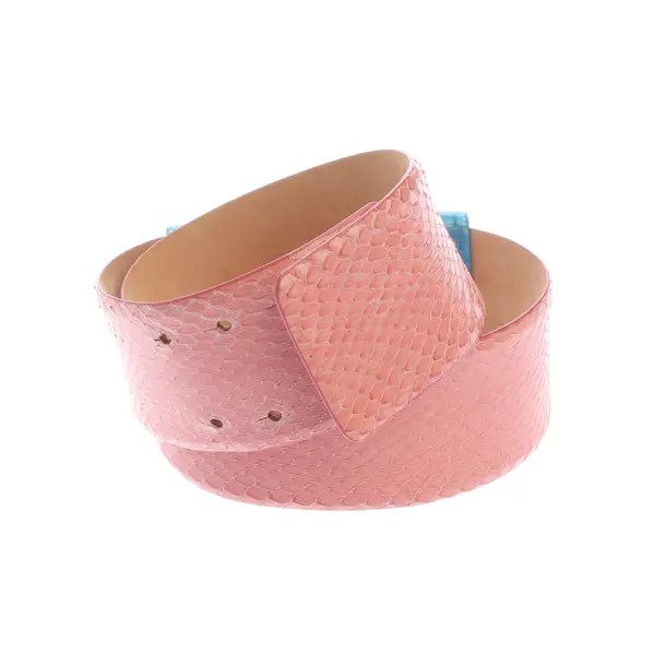 Gürtel, in Hellrosa, Leder, Max Mara