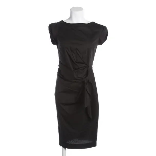 Dress, in Black, Cotton, Sônia Bogner