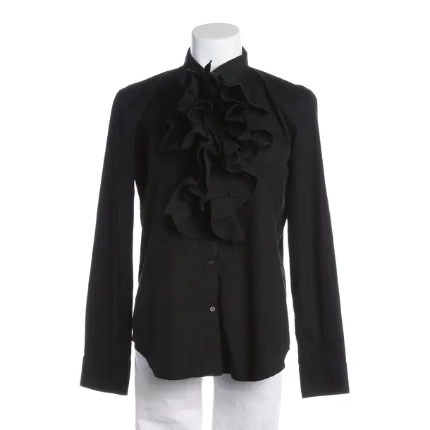 Bluse, in Schwarz, Baumwolle, Lauren Ralph Lauren