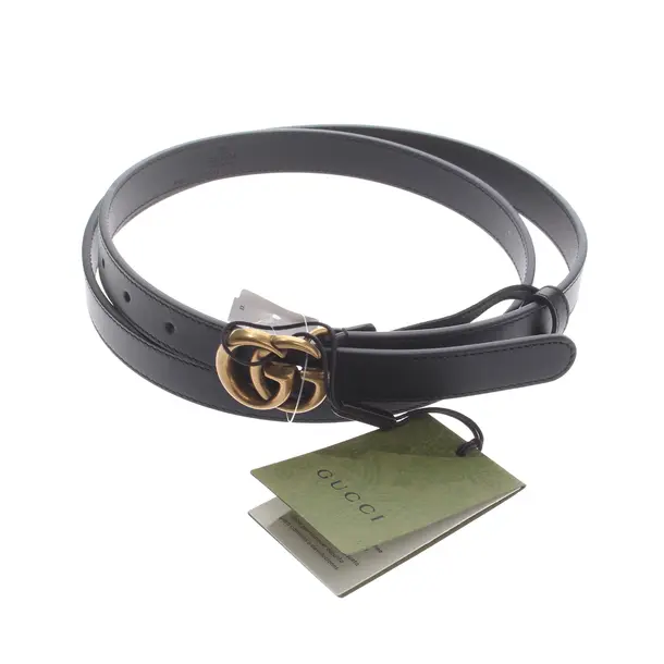 Belt, in Black, Leather, Gucci
