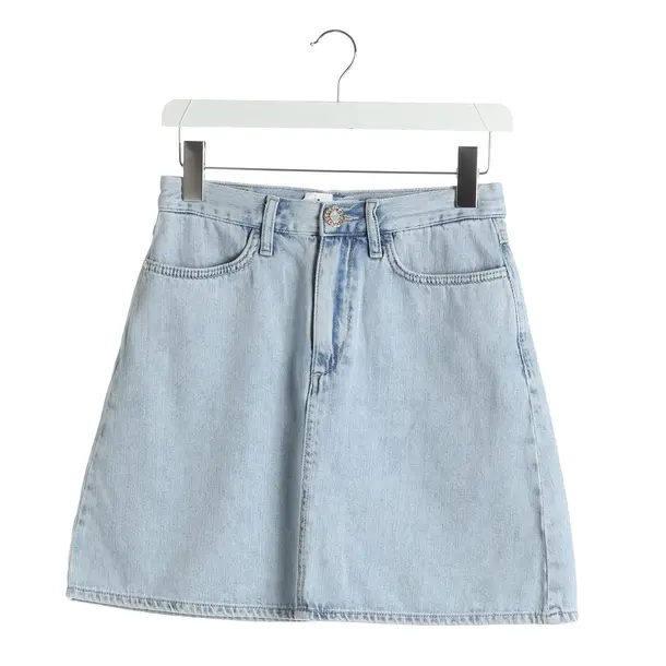 Gonna, in Azzurro, Cotone, Ricco e reale