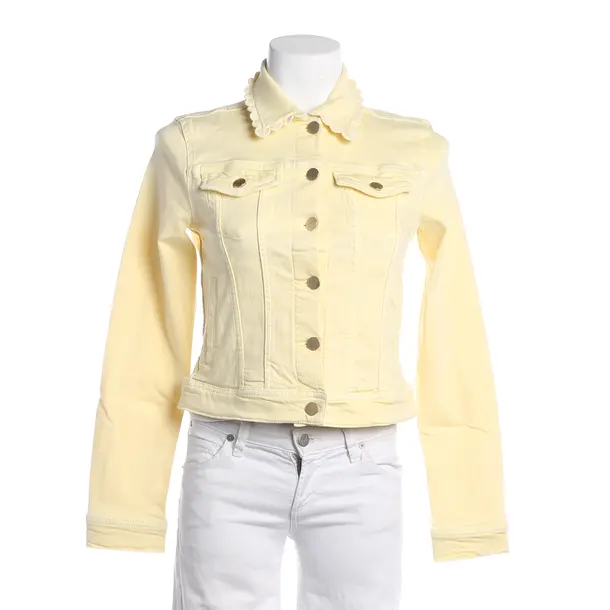 Denim Jacket, in Yellow, Viscose, Rich & Royal