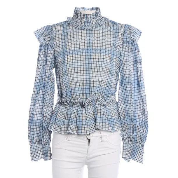 Bluse, in Mehrfarbig, Baumwolle, Ganni