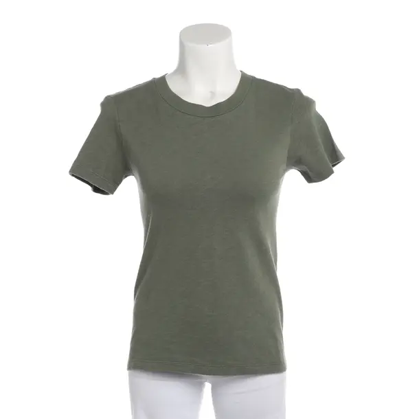 Shirt, in Dunkelgrün, Baumwolle, American Vintage