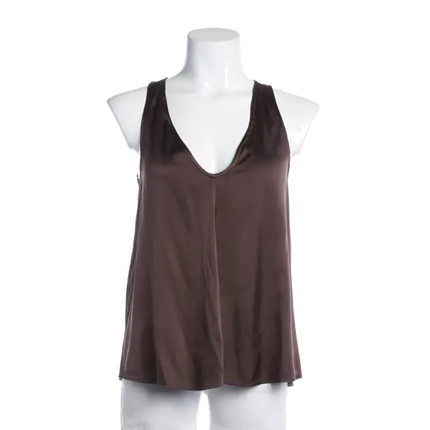 Top, in Braun, Seide, Forte_Forte