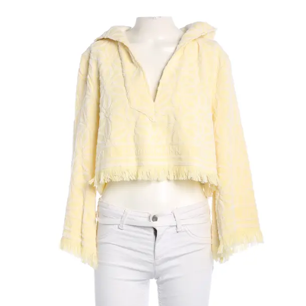 Blouse, in Yellow, Cotton, Zimmermann