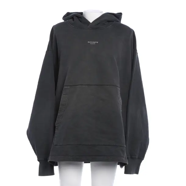 Hoodie, in Grau, Baumwolle, Acne Studios