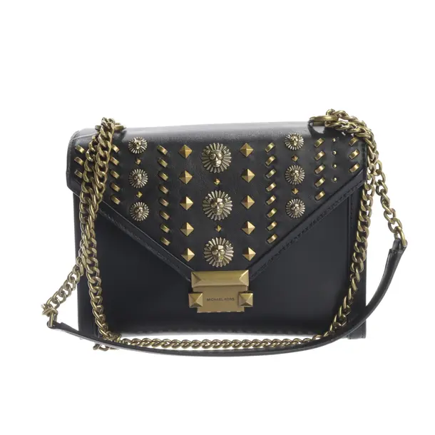 Shoulder Bag, in Black, Leather, Michael Kors