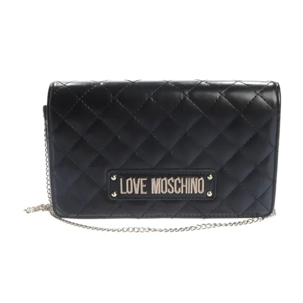 Borsa a cinture a tracolla, in Nero, Pelle, Amore Moschino