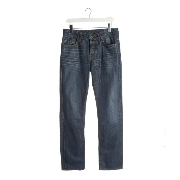 Straight Fit Jeans, in Blue, Cotton, Hugo Boss Orange