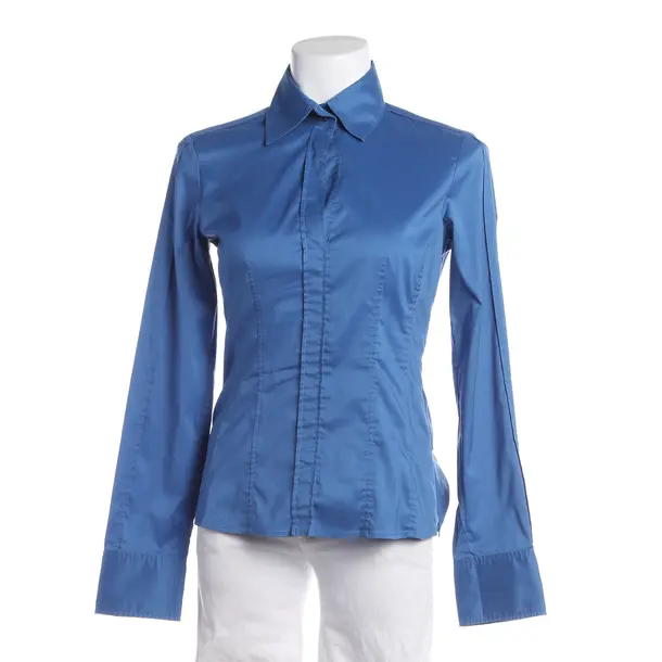 Bluse, in Blau, Baumwolle, Hugo Boss Black Label