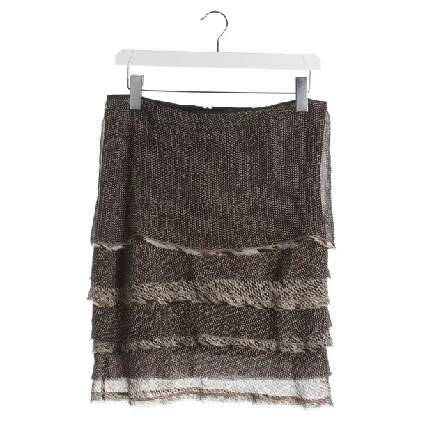 Skirt, in Light Brown, Silk, Marc Cain