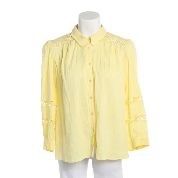 Blouse, in Yellow, Cotton, Ba&sh