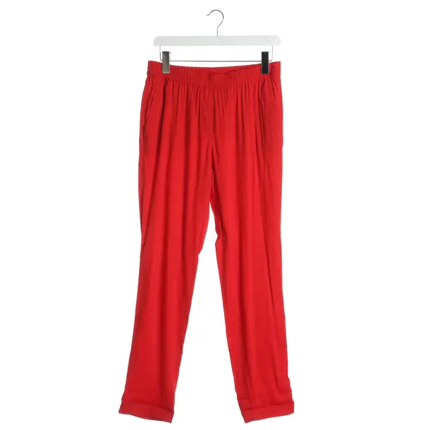 Pants, in Red, Linen, Marc Cain
