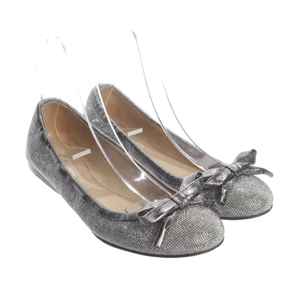 Ballet Flats, in Gray, Valentino