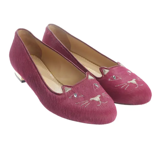 Ballet Flats, in Pink, Charlotte Olympia
