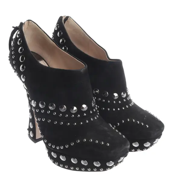 Ankle Pumps, in Black, Miu Miu