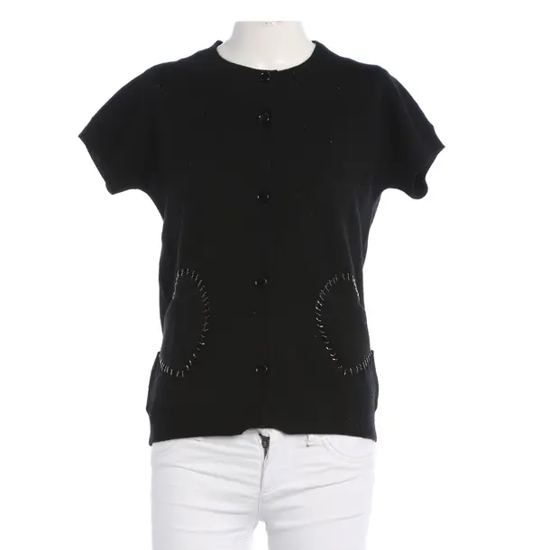 Cardigan, in Nero, Lana, Amore Moschino