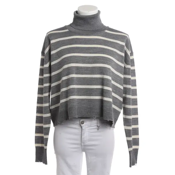 Jumper, in Gray, Wool, Herno