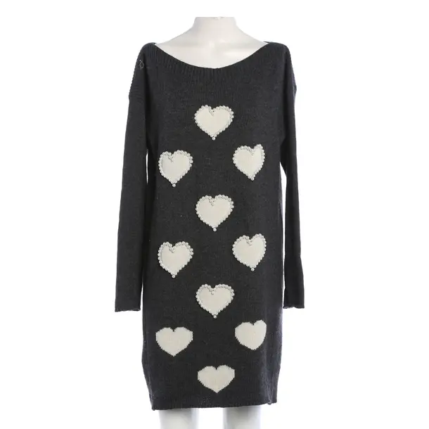 Kleid, in Dunkelgrau, Polyamid, Twin Set