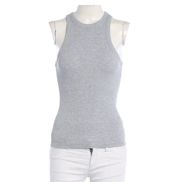 Top, in Light Gray, Cotton, Anine Bing